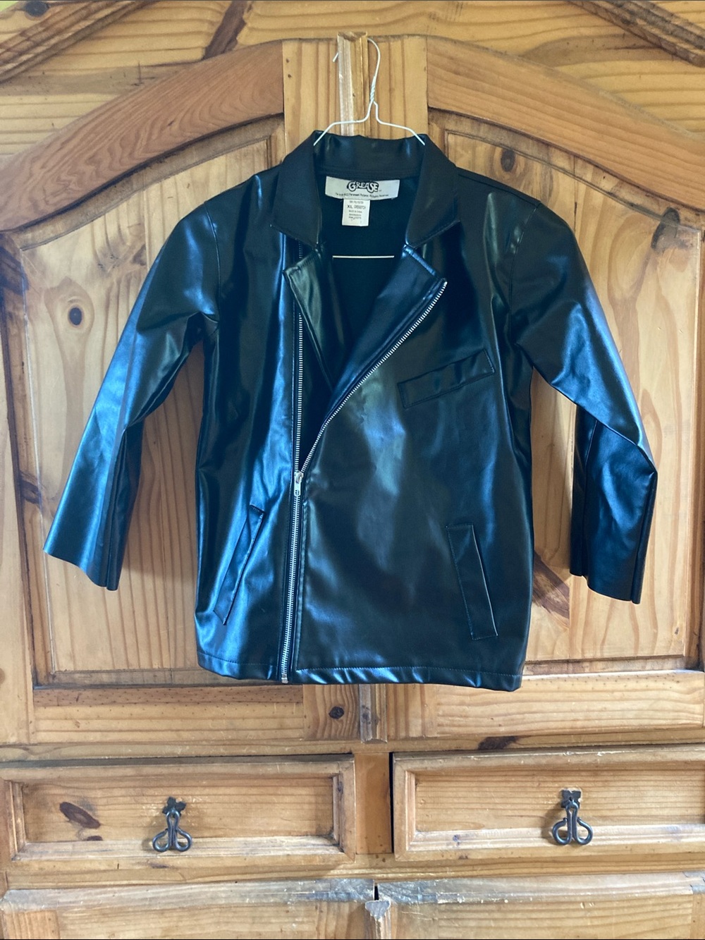Boys Grease T-Birds black coat size XL